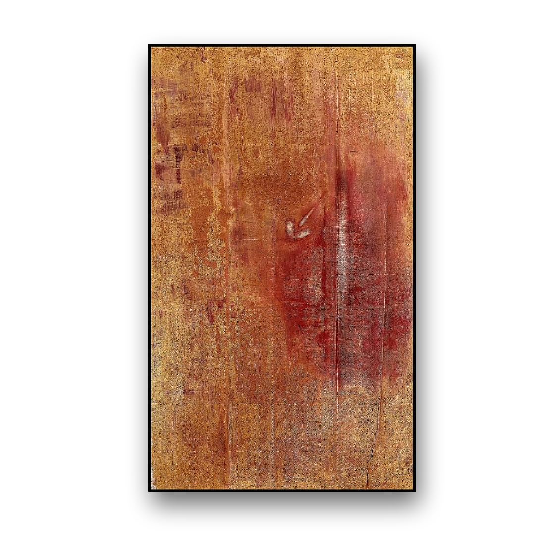 Whispers of Time Abstract Painting – 120cm x 90cm (35.5in x 47in), Acrylic on Canvas, Contemporary Modern Abstract Artwork